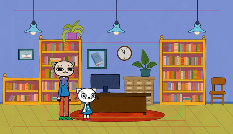 Cover image for Kicia Kocia – Backgrounds for Animated Series