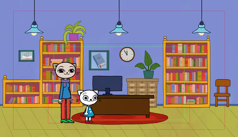 Cover image for Kicia Kocia – Backgrounds for Animated Series