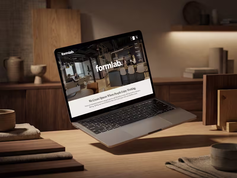 Cover image for FormLab Framer Web Design & Development