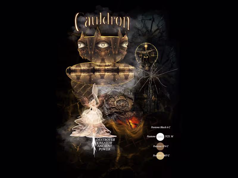 Cover image for Concept/Theme Board for Alchemist’s Reverie Collection - mot...