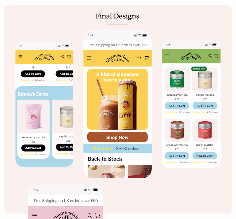 Cover image for Chamberlain Coffee | UX Design