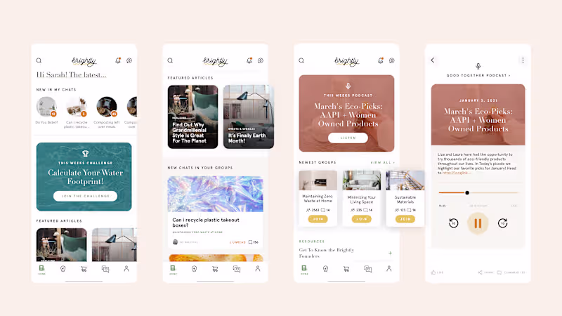 Cover image for Brightly Community App