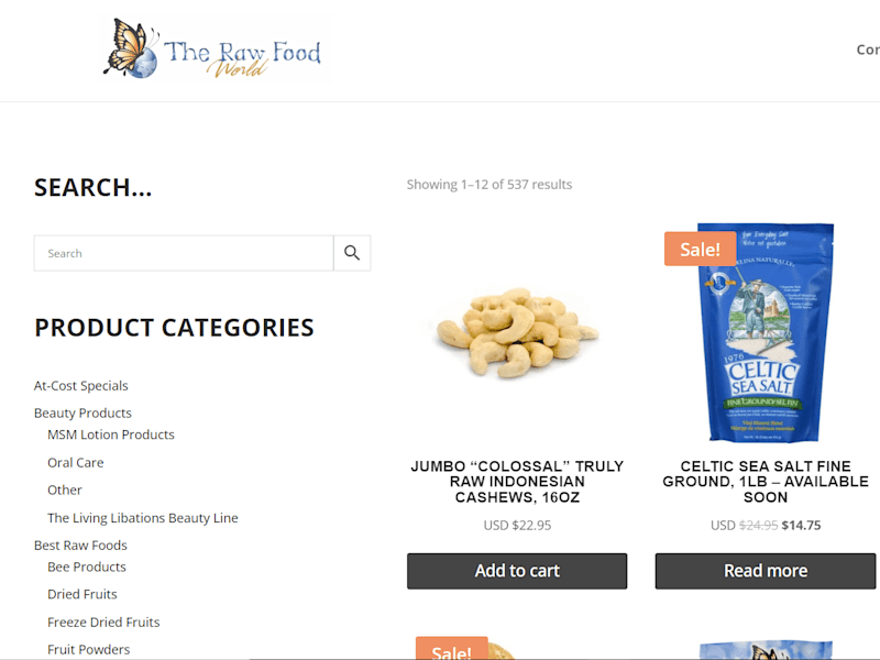 Cover image for The Raw Food World – Crafting a Niche E-Commerce Experience