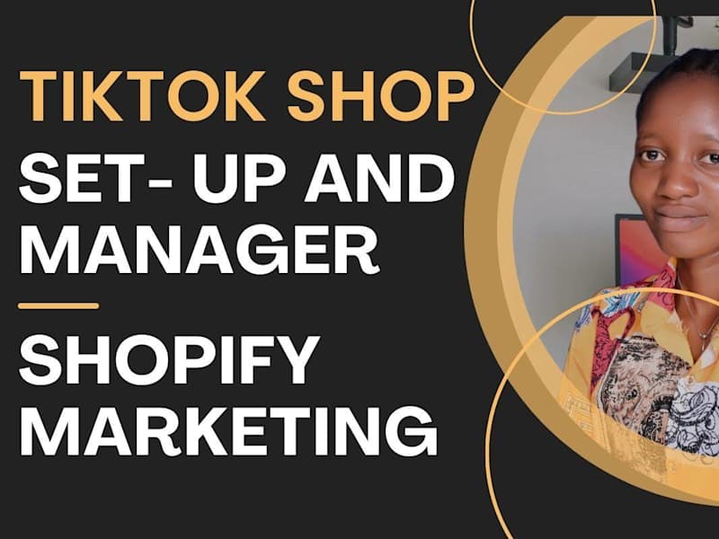 Cover image for Create TikTok shop dropshipping shopify ecommerce marketing Ads