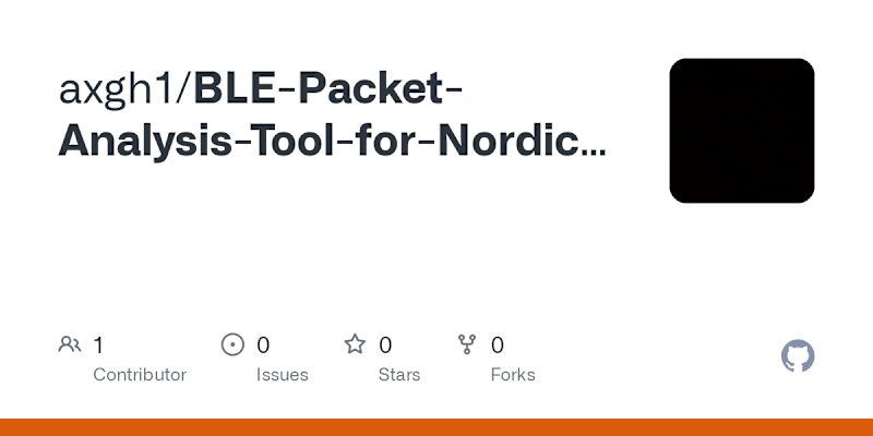 Cover image for axgh1/BLE-Packet-Analysis-Tool-for-Nordic-Modules-CMU-and-BMU