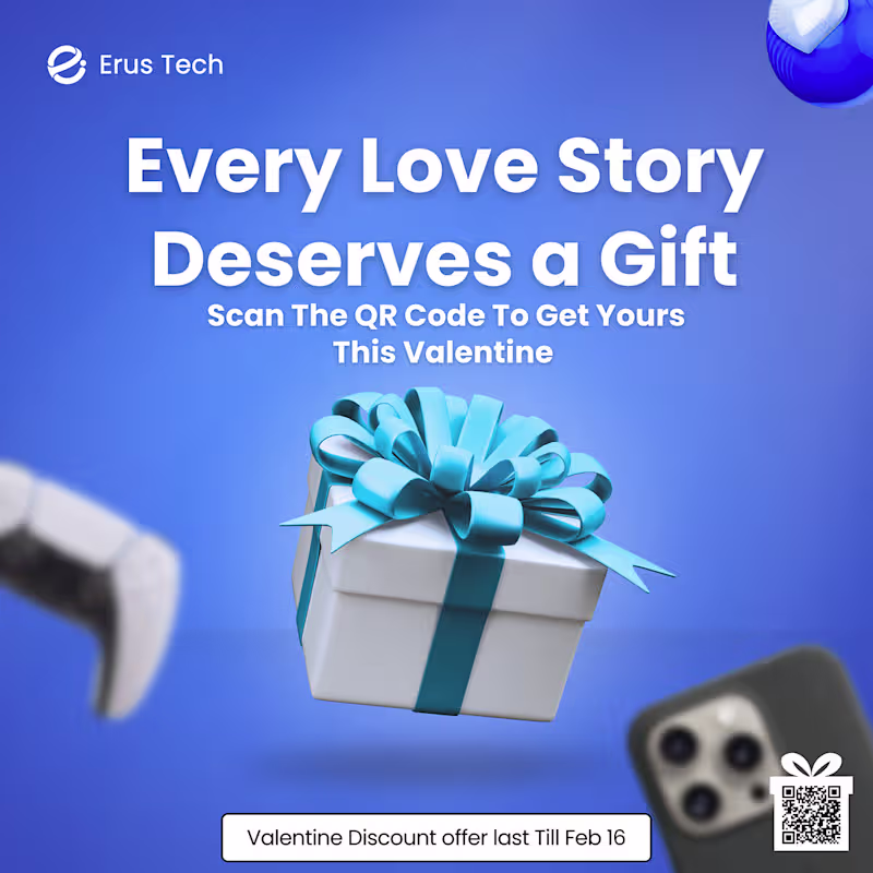 Cover image for Tech Store Valentine Season Campaign Design :: Behance