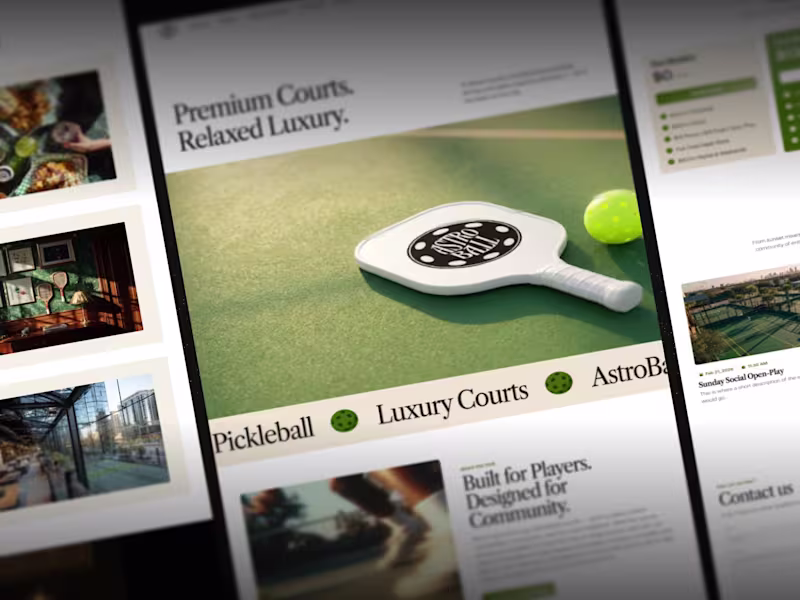 Cover image for New Premium Pickleball and Sports