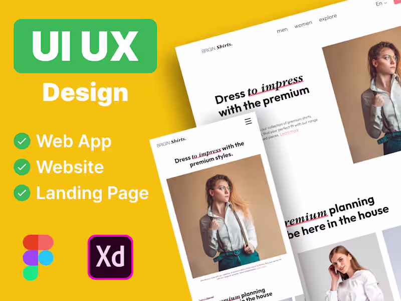 Cover image for Transformative Responsive Website UI/UX, Web Design