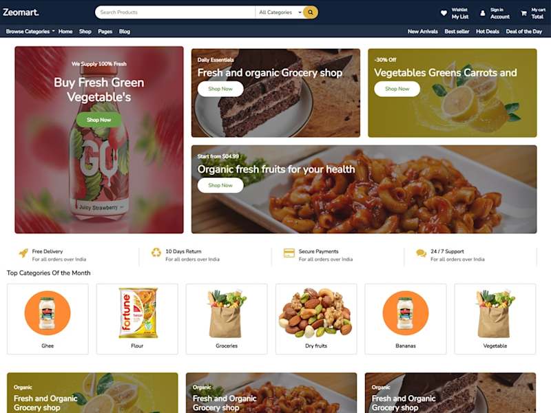 Cover image for E-commerce landing page