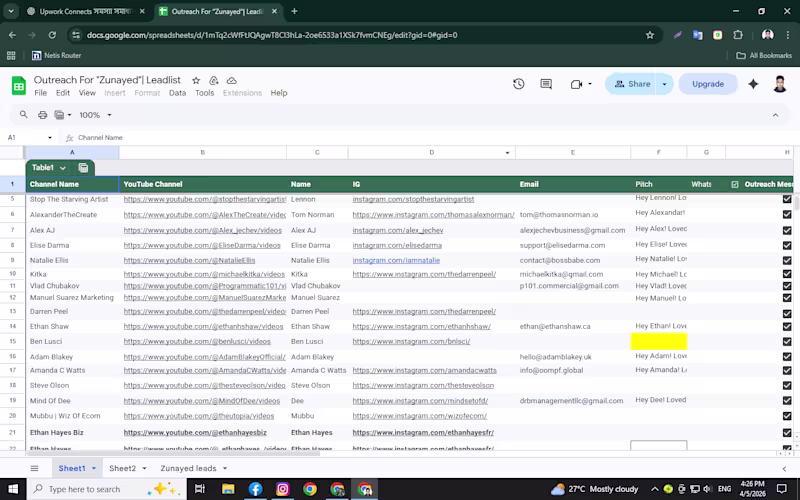 Cover image for 👉 YouTube Lead Research &