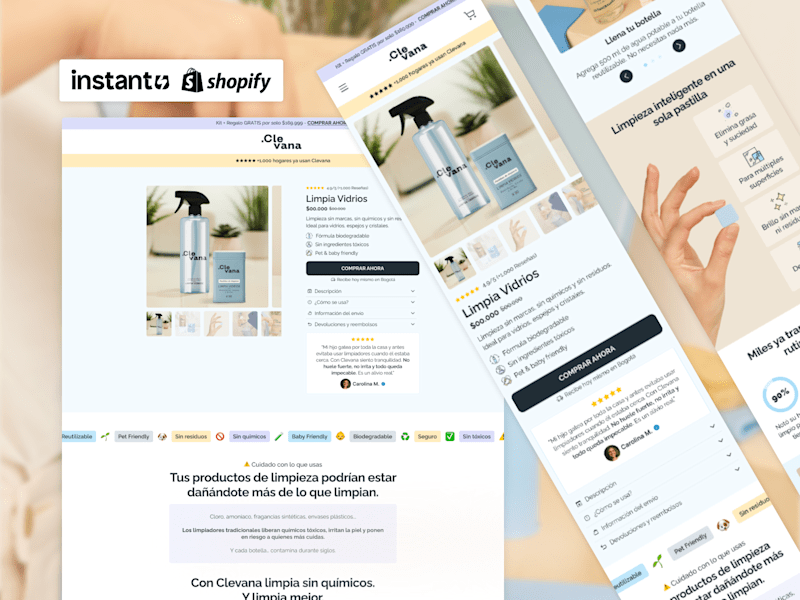 Cover image for Eco-Friendly DTC Store Built with Instant for Shopify