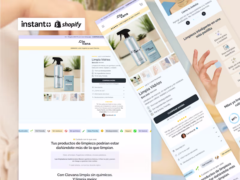 Cover image for Eco-Friendly DTC Store Built with Instant for Shopify