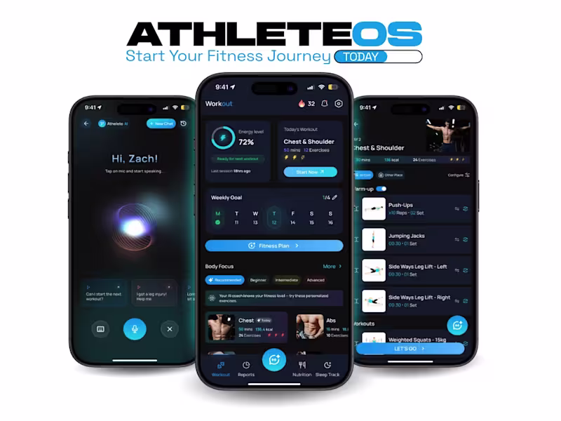 Cover image for Development of AthleteOS AI Fitness Platform