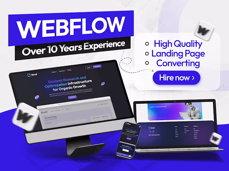Cover image for Webflow Development
