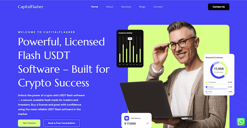Cover image for USDT Software WordPress Website Development