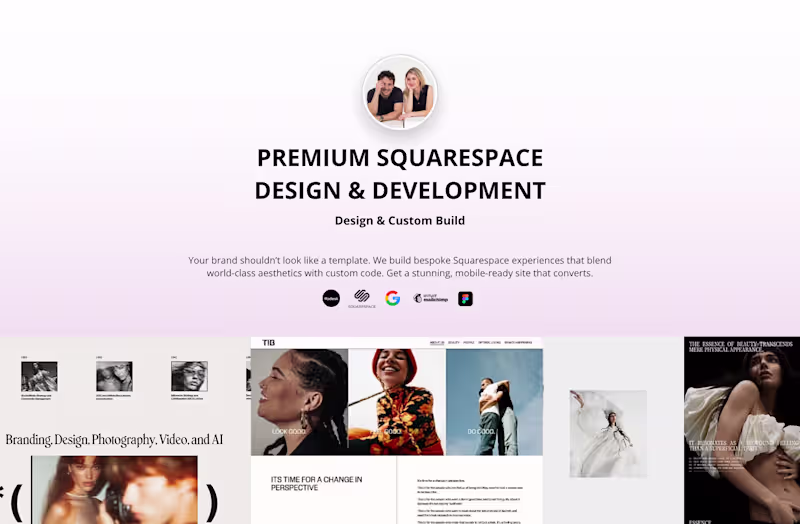 Cover image for Premium Squarespace Design & Development