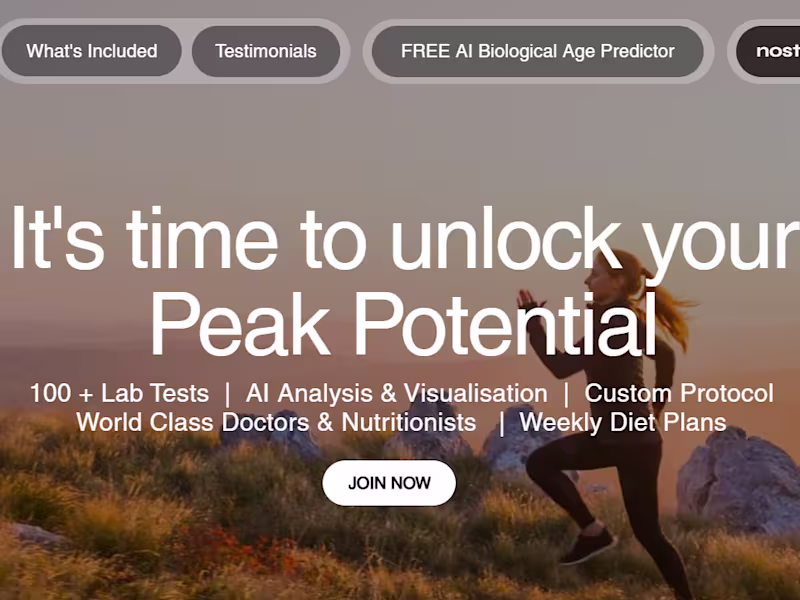 Cover image for Nostavia Health | Personalized Health Plans India