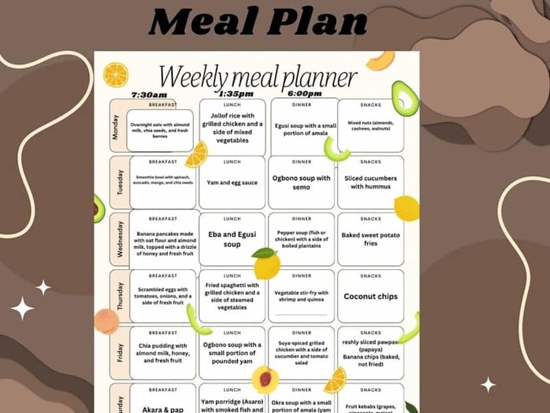 Cover image for Meal plan 