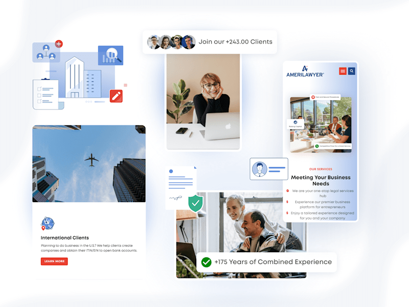 Cover image for Case Study: Amerilawyer