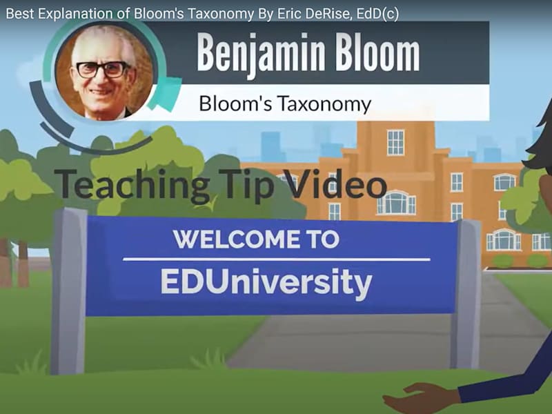 Cover image for Best Explanation of Bloom's Taxonomy (Government)