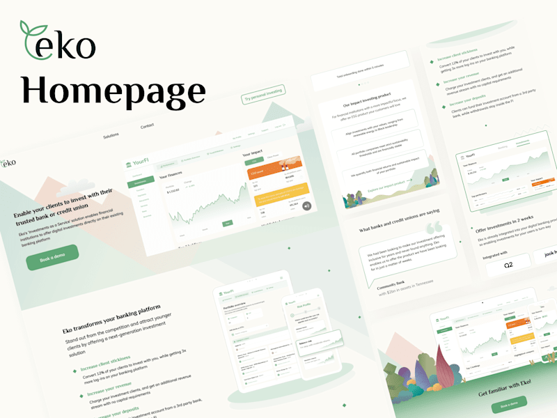 Cover image for Eko Homepage
