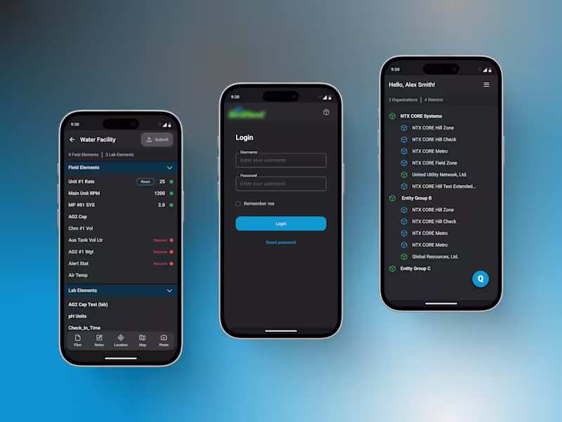 Cover image for UX/UI Redesign of Water Meter Reading App