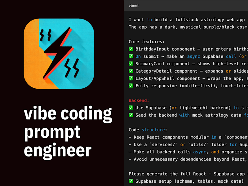 Cover image for Vibe Coding Prompt Engineer [Custom GPT]