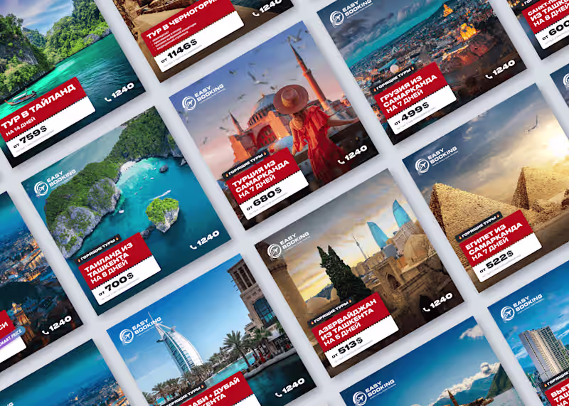Cover image for Social media template for Travel company