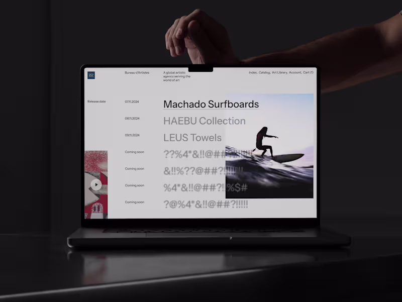 Cover image for Web Design and Development for 1872 Bureau d'Artistes