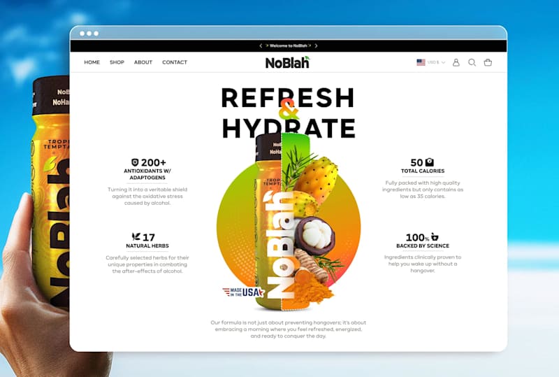 Cover image for Fresh design for fast recovery, a Shopify transformation