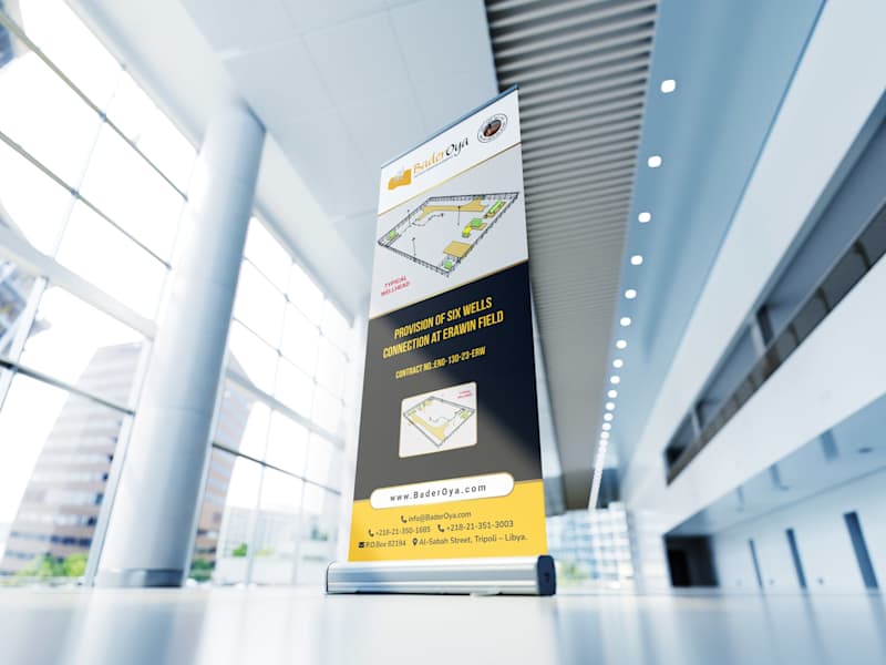 Cover image for Roll-Up Stand Design for BaderOya Oilfield Services