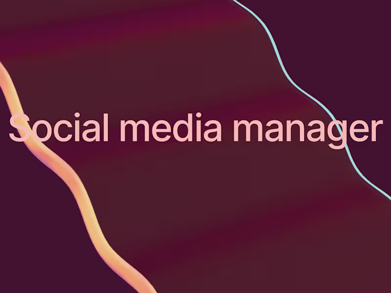 Cover image for Social media management
