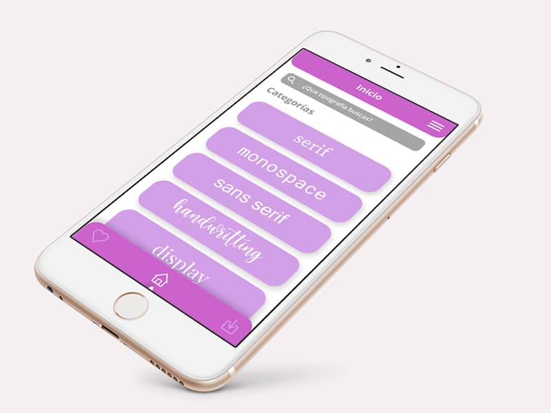Cover image for Typography search app - EasyFont - UX/UI Design