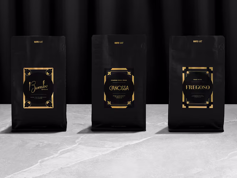 Cover image for Luxury Coffee Brand & Packaging