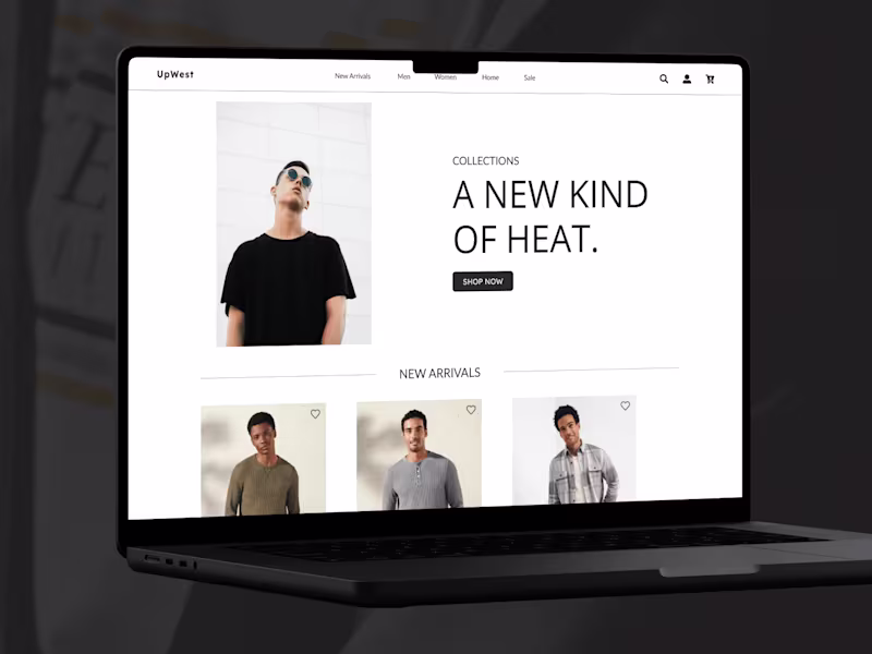 Cover image for UpWest Website Design