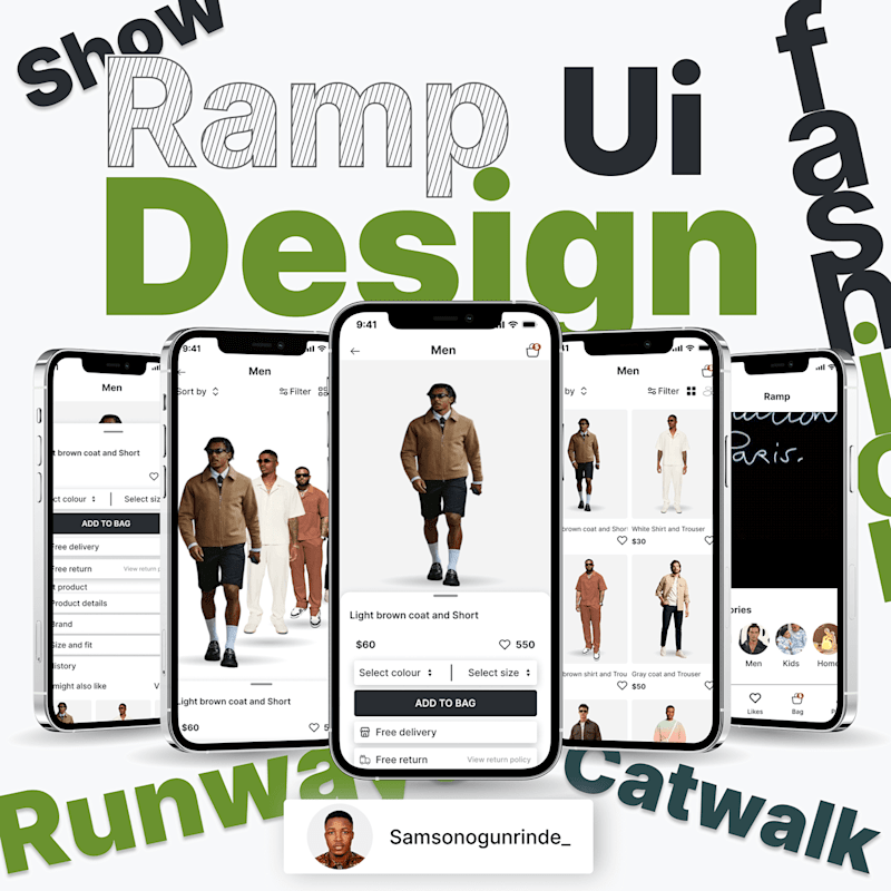 Cover image for Ramp - Fashion App UI :: Behance