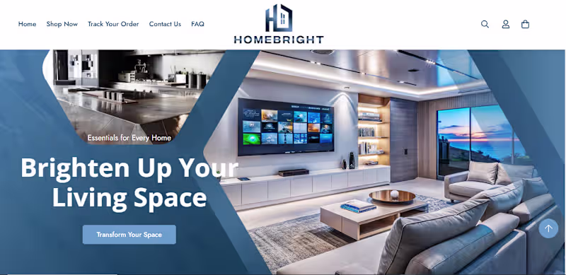 Cover image for E-commerce Store Optimization for HomeBright