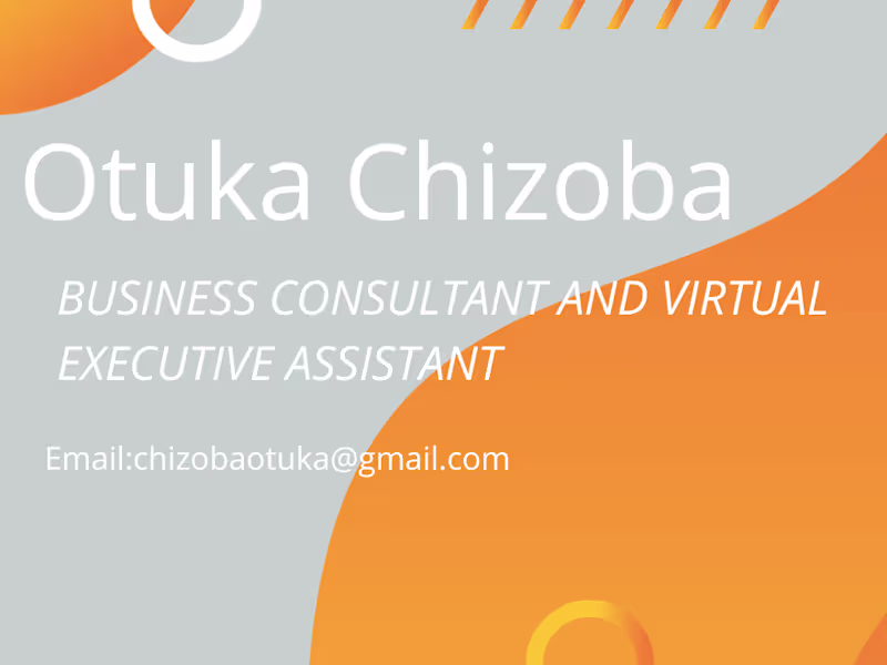 Cover image for CLIENT ORIENTED BUSINESS/PERSONAL ASSISTANT
