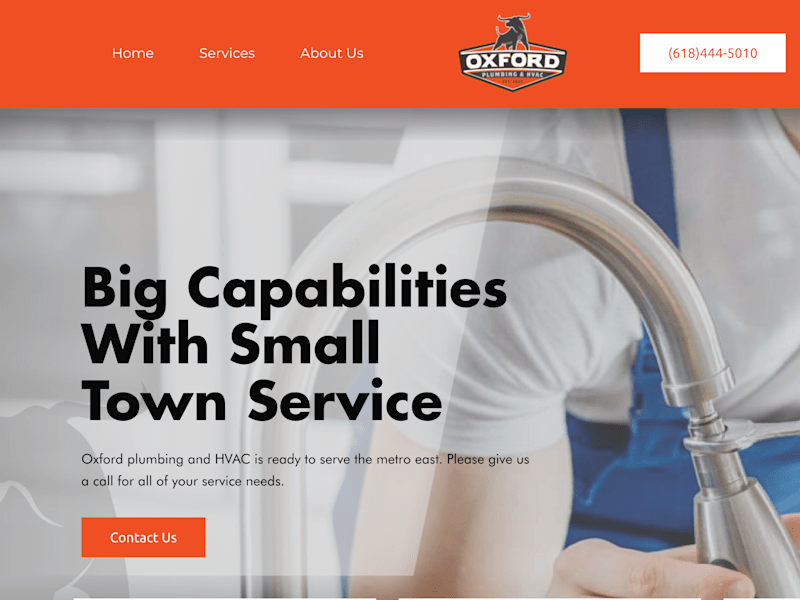 Cover image for Home - Oxford Plumbing and HVAC