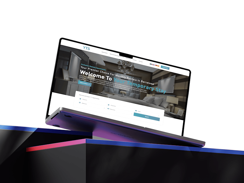 Cover image for Your Temporary Stay – Apartment Booking Website Development