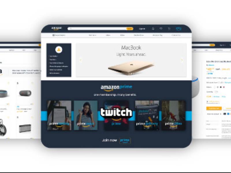 Cover image for Amazon- Redesigned