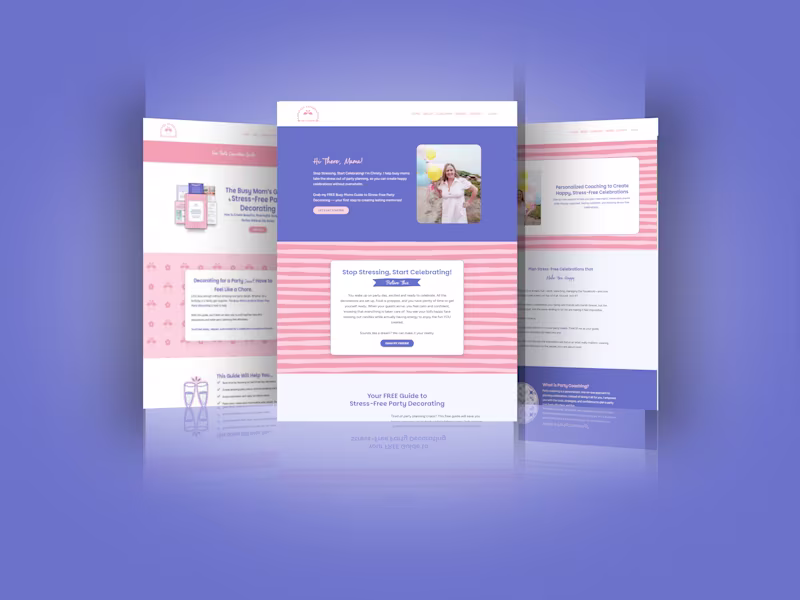 Cover image for Party Planning & Coaching Website Build