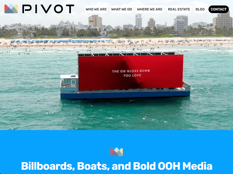 Cover image for Pivot Media Website Redesign
