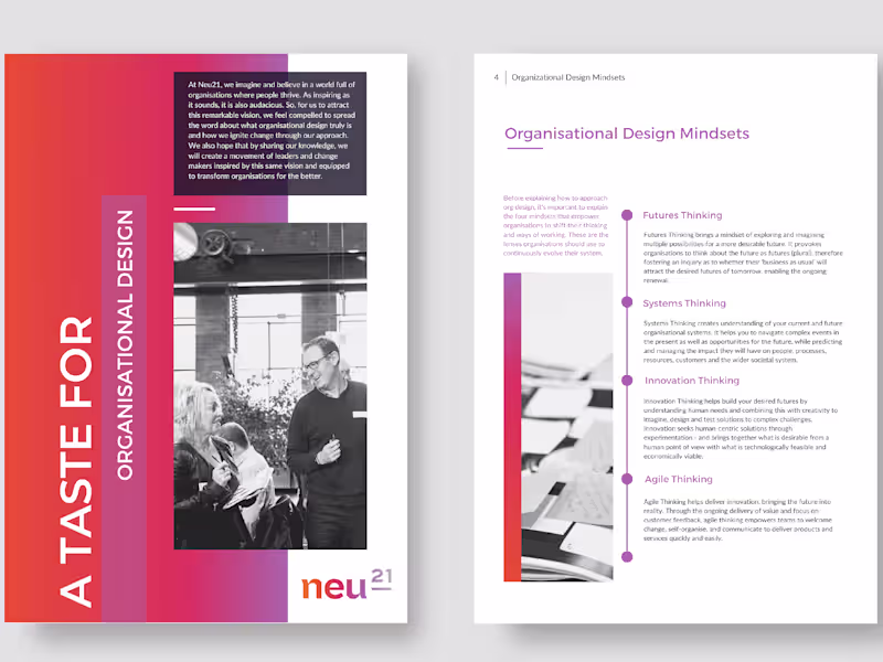 Cover image for Report Design for Modern Youthful Company