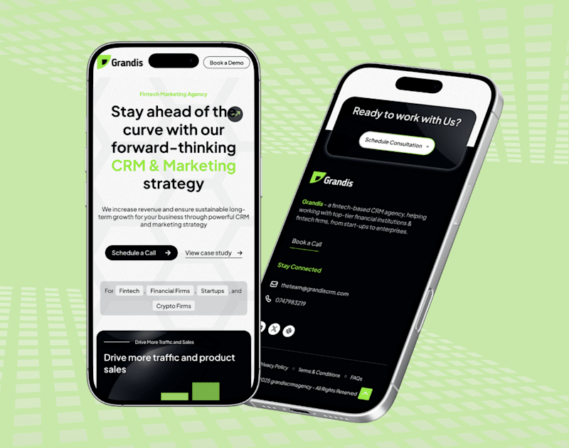 Cover image for Elementor Website design -  Fintech Marketing Agency website