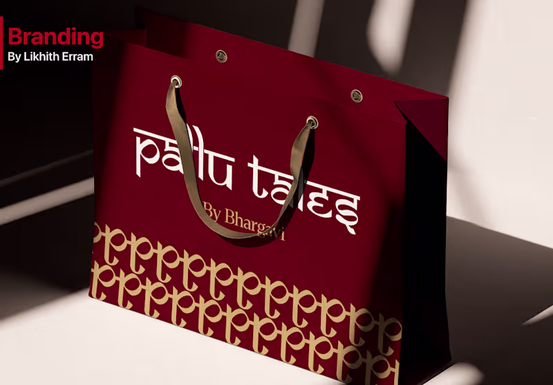 Cover image for Pallu Tales Logo Design and Branding by Likhith Erram