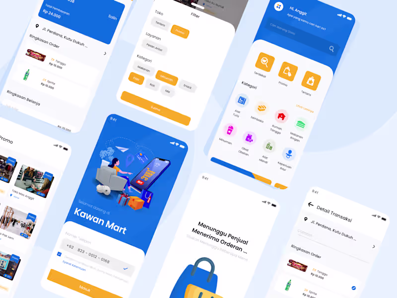 Cover image for App Design Kawan-Mart