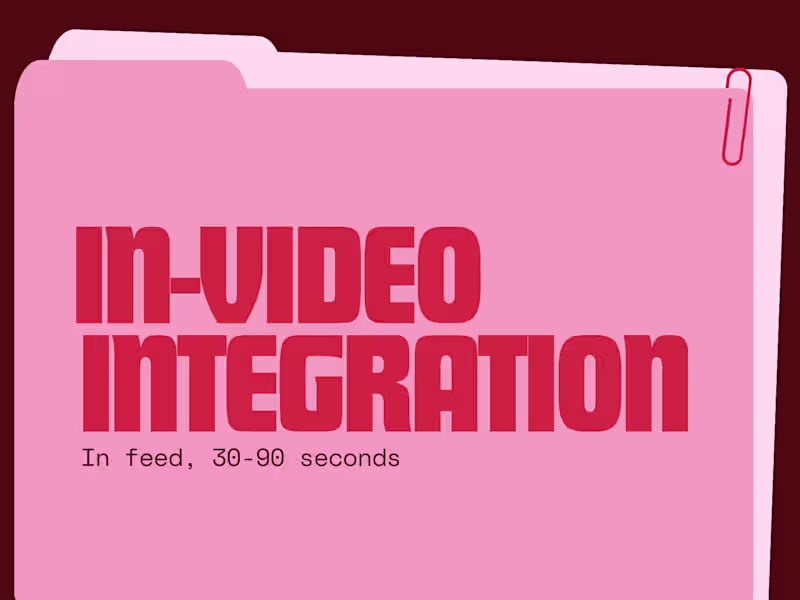 Cover image for YouTube Integrated Brand Mention | 30–90 Second Segment