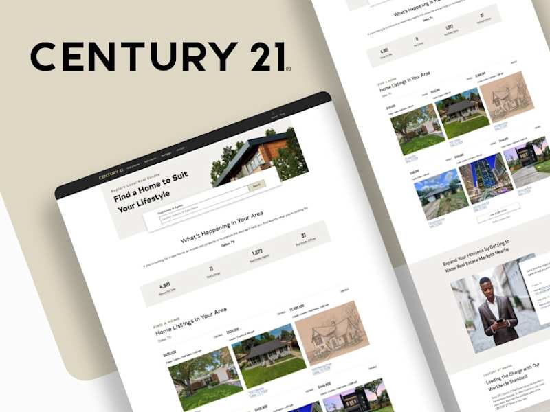 Cover image for Century 21 – Real Estate Marketplace UI / UX Design