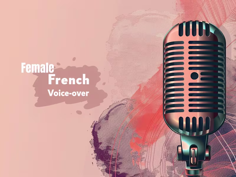 Cover image for Female French Voice Over Artist